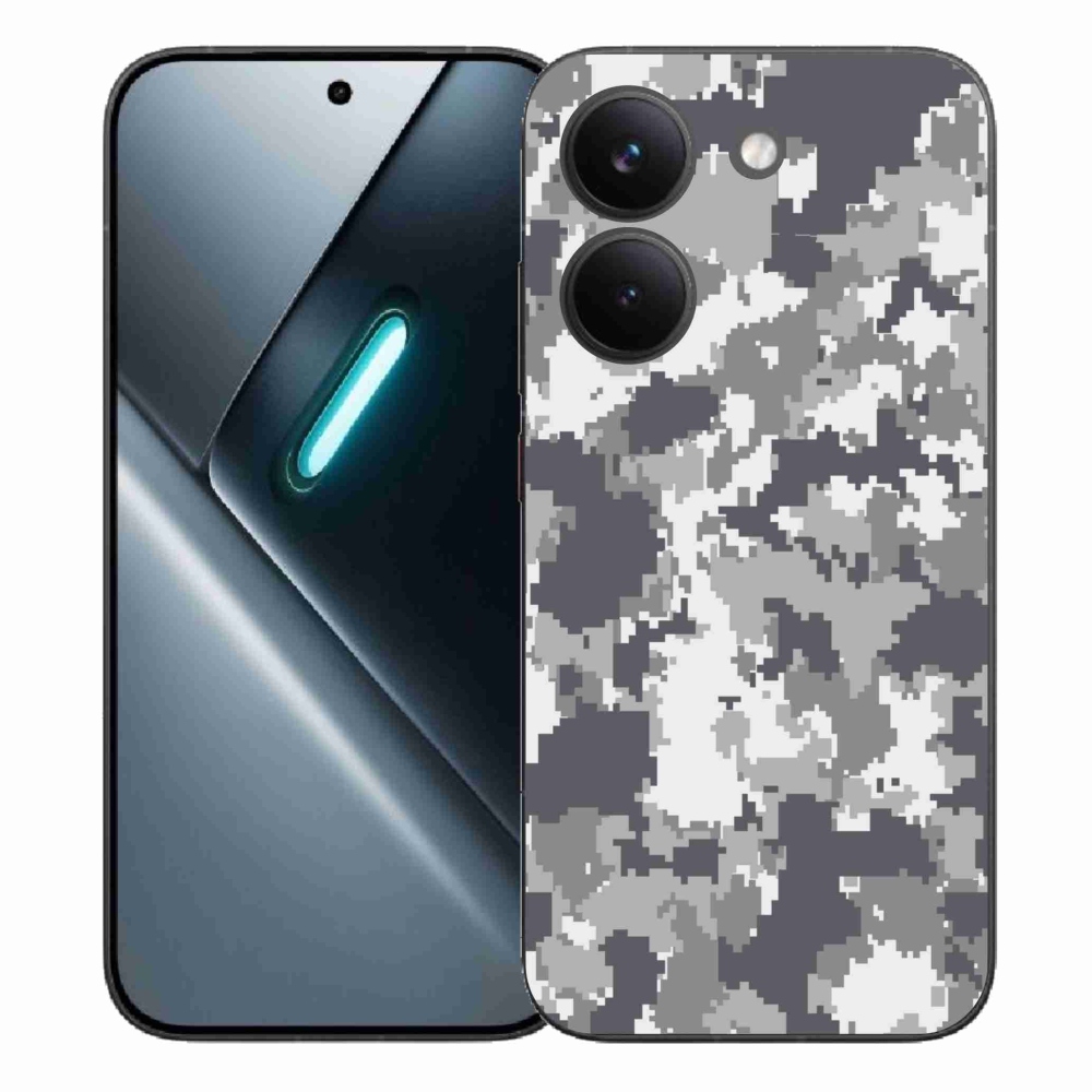 Gelový kryt mmCase na Xiaomi Poco X8 Pro - maskáčový vzor 2