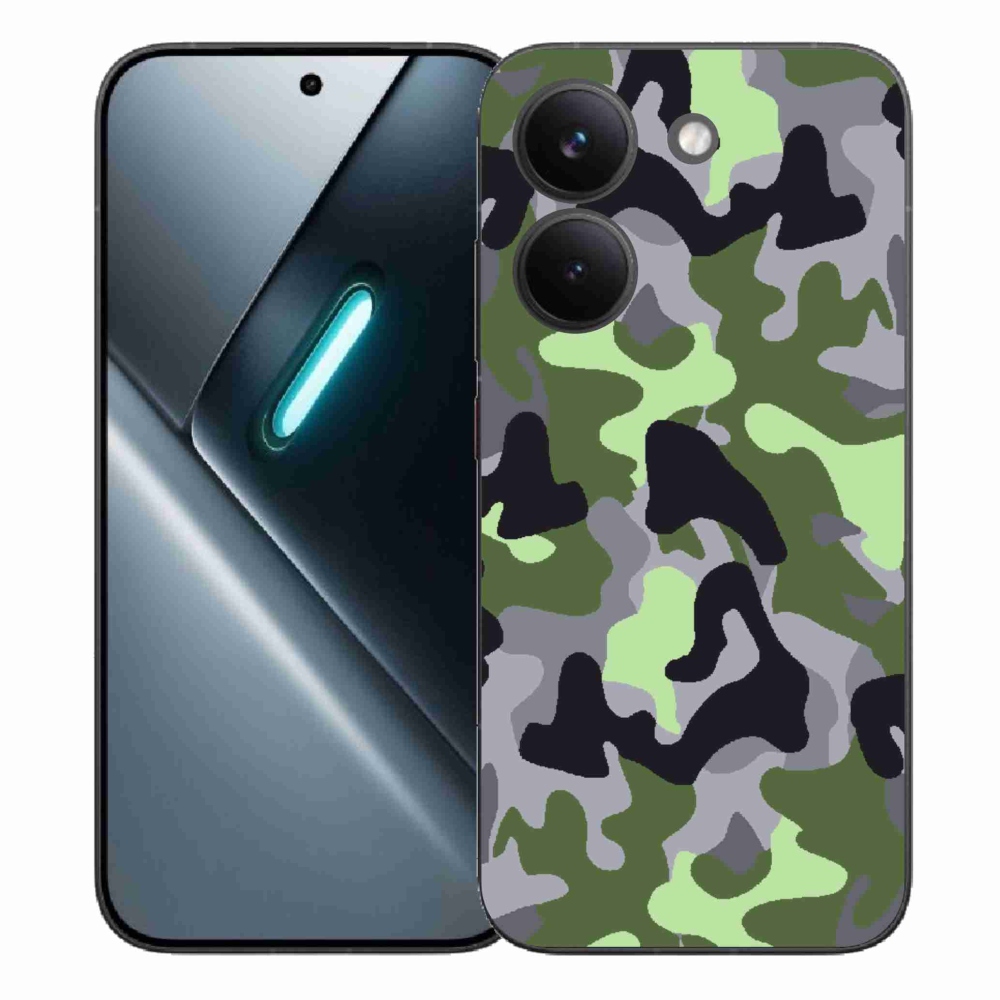 Gelový kryt mmCase na Xiaomi Poco X8 Pro - maskáčový vzor 7