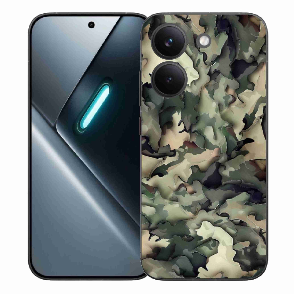 Gelový kryt mmCase na Xiaomi Poco X8 Pro - maskáčový vzor 9