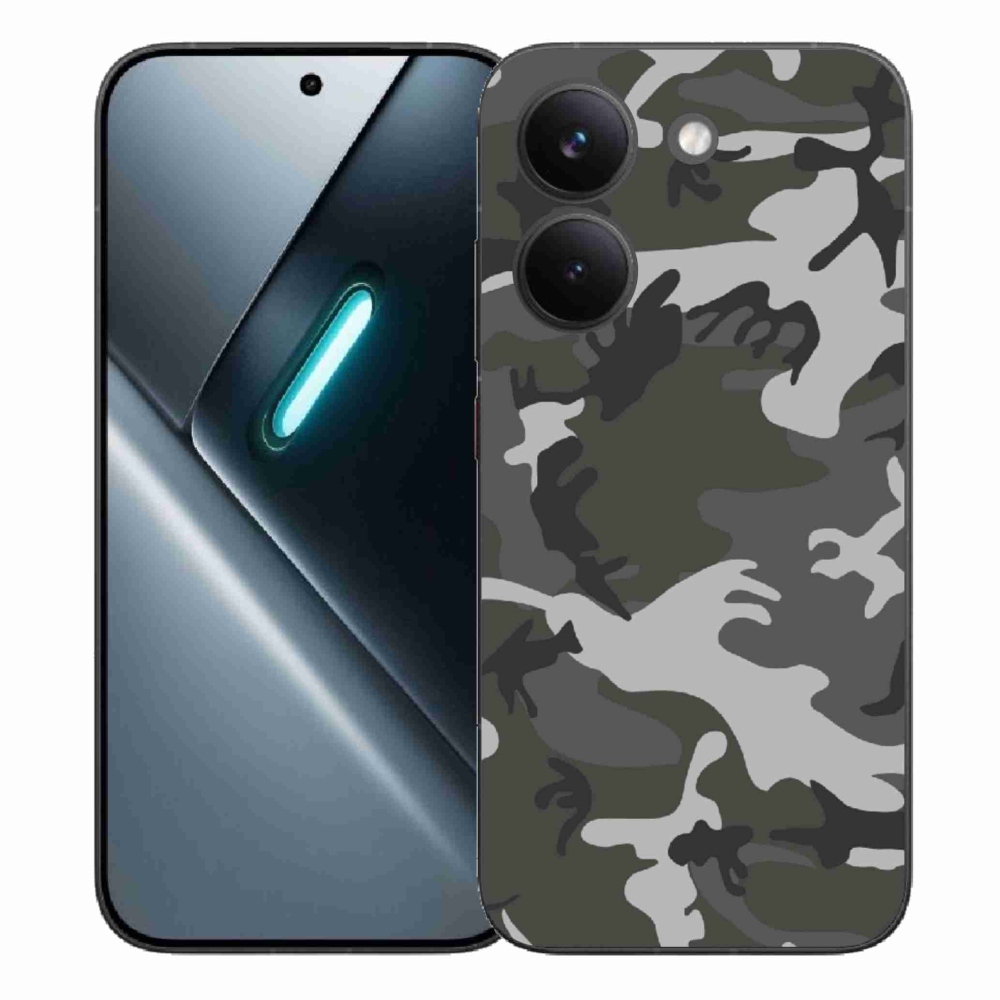 Gelový kryt mmCase na Xiaomi Poco X8 Pro - maskáčový vzor