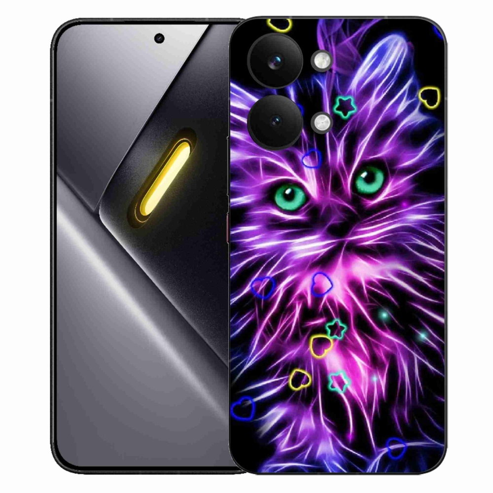 Gelový kryt mmCase na Xiaomi Poco X8 Pro Max - abstraktní kočka