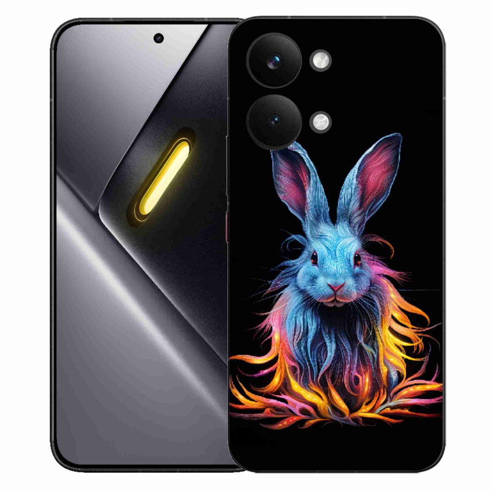 Gelový kryt mmCase na Xiaomi Poco X8 Pro Max - abstraktní zajíc