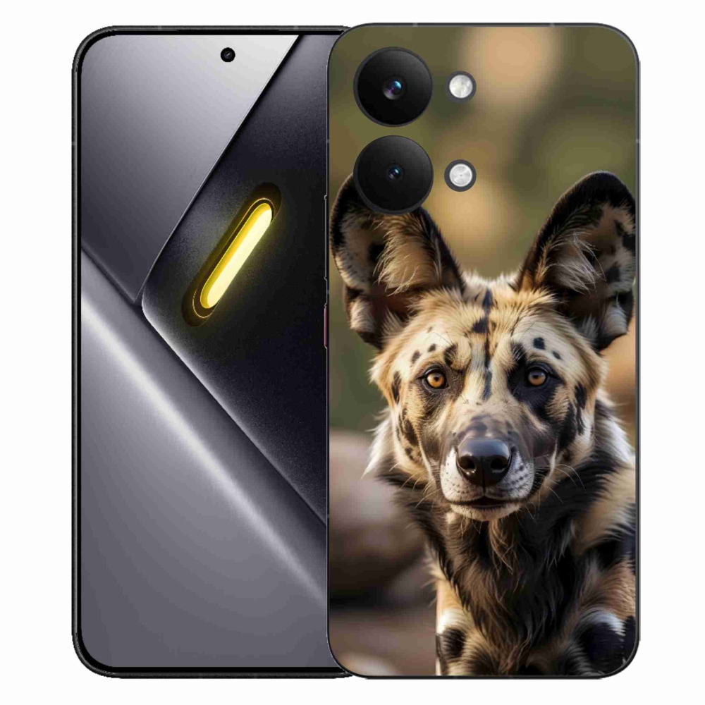 Gelový kryt mmCase na Xiaomi Poco X8 Pro Max - africký divoký pes