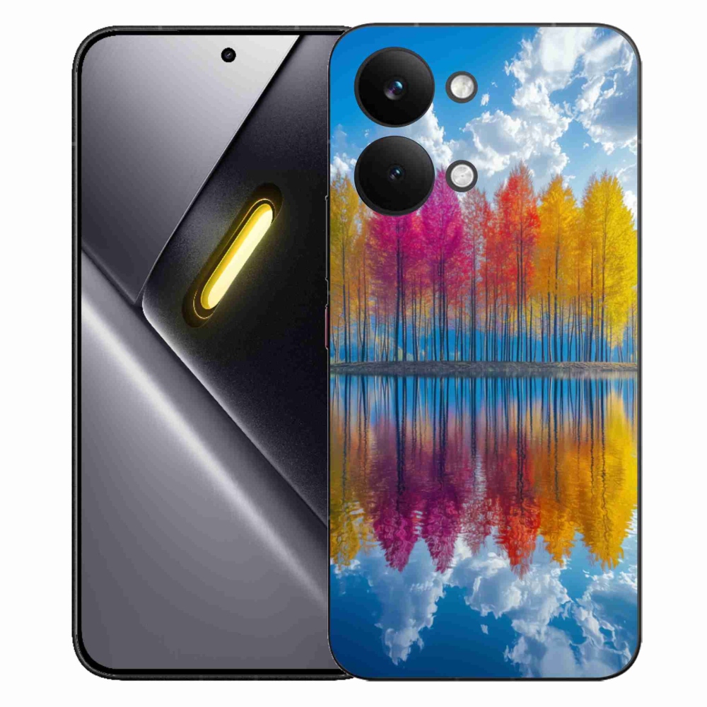 Gelový kryt mmCase na Xiaomi Poco X8 Pro Max - barevné stromy