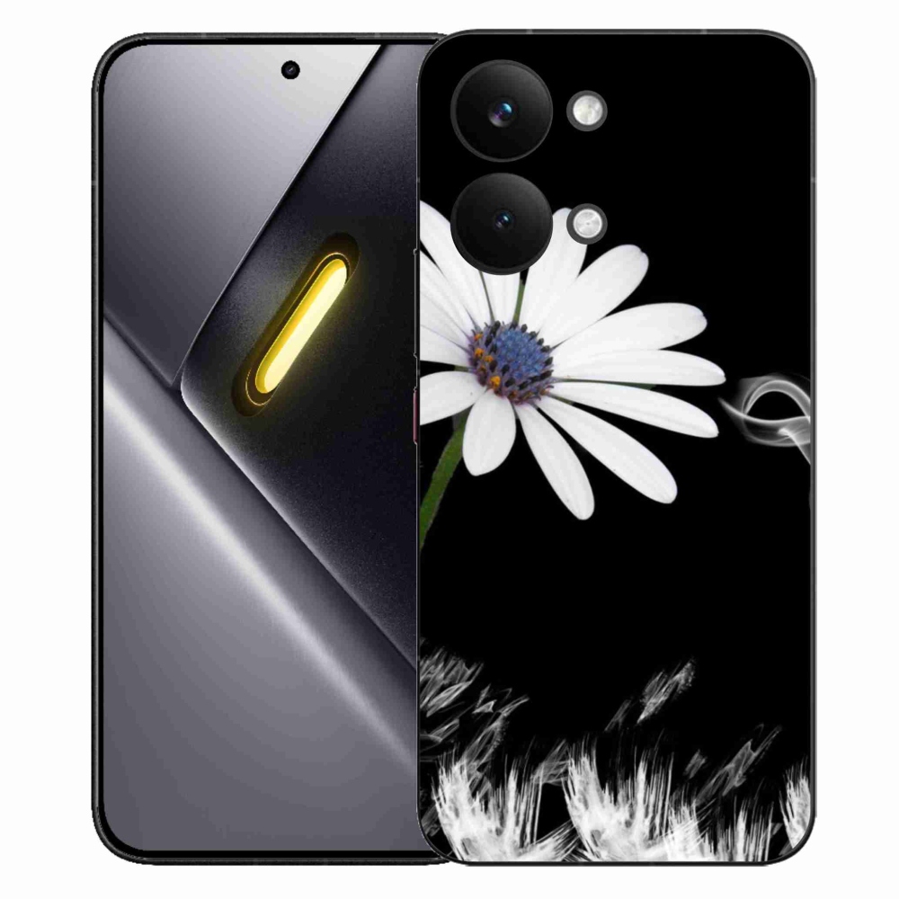 Gelový kryt mmCase na Xiaomi Poco X8 Pro Max - bílá květina