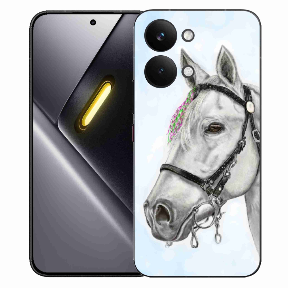 Gelový kryt mmCase na Xiaomi Poco X8 Pro Max - bílý kůň 1