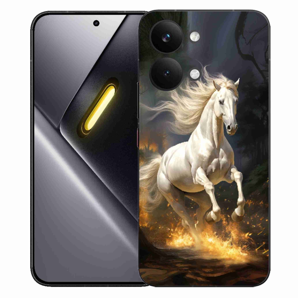 Gelový kryt mmCase na Xiaomi Poco X8 Pro Max - bílý kůň 2