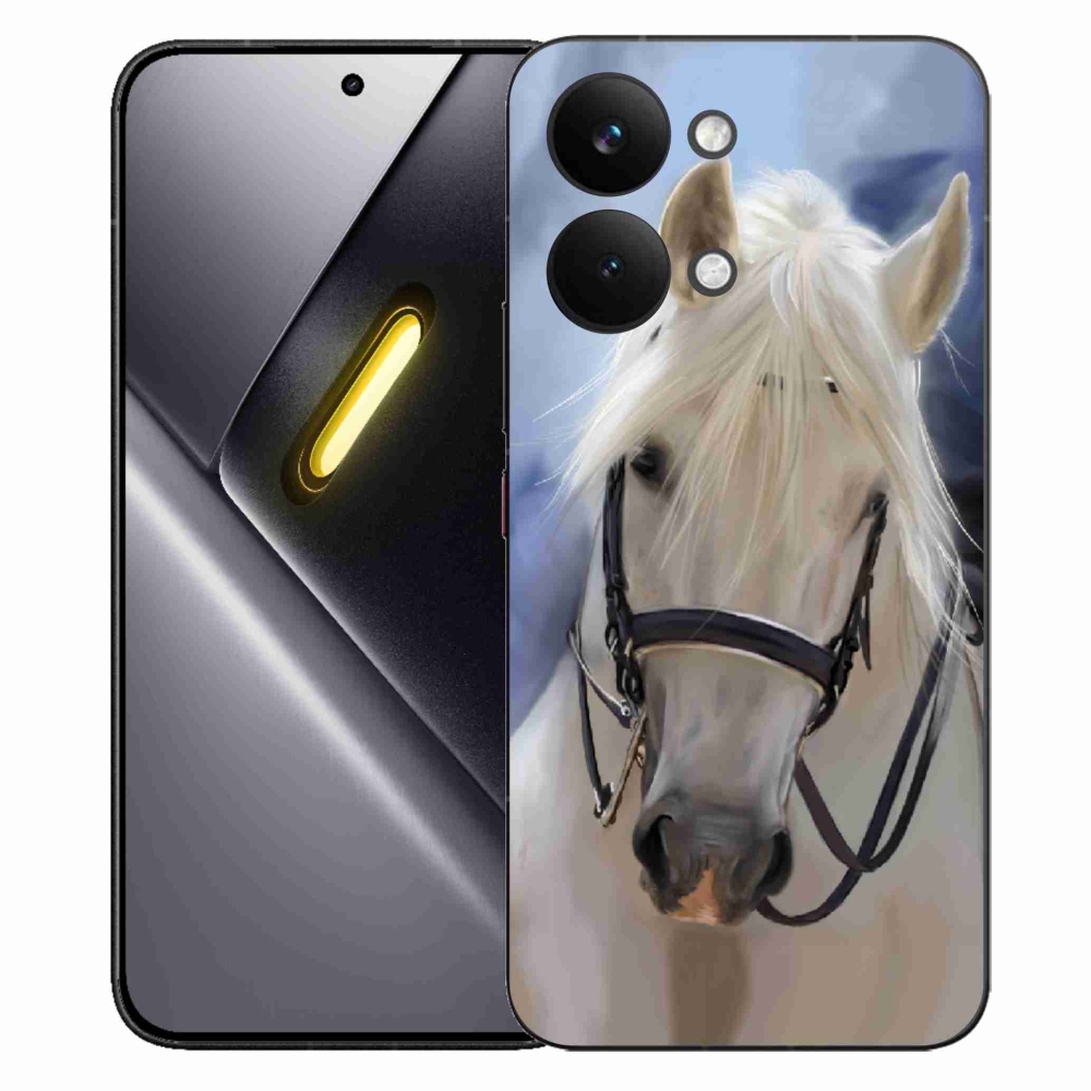 Gelový kryt mmCase na Xiaomi Poco X8 Pro Max - bílý kůň