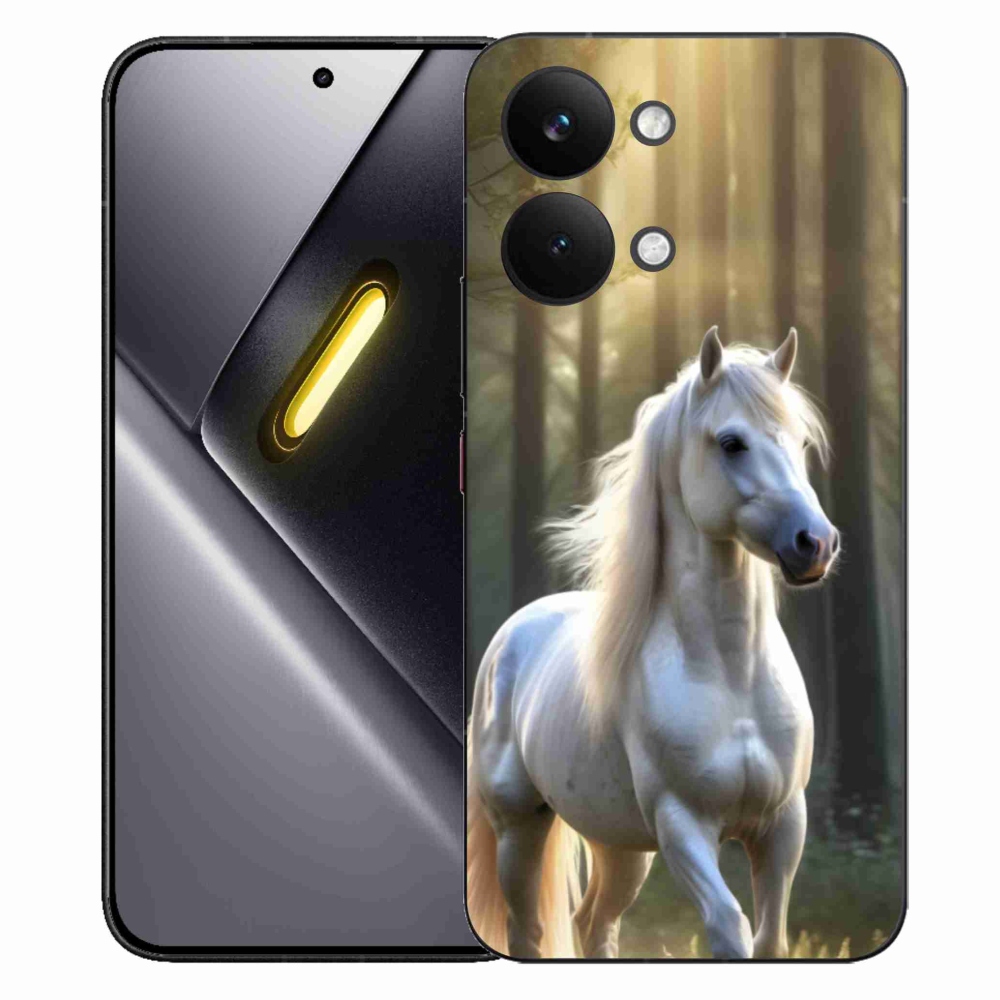 Gelový kryt mmCase na Xiaomi Poco X8 Pro Max - bílý kůň 3