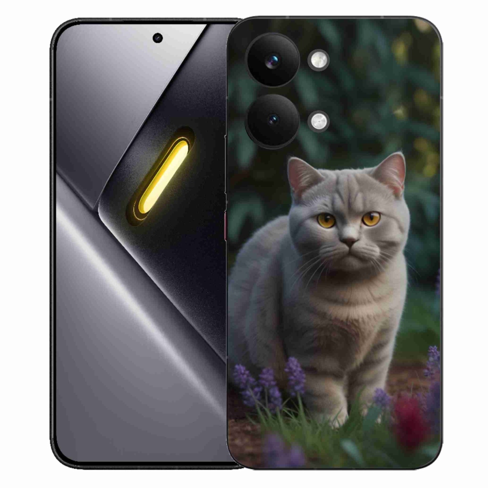 Gelový kryt mmCase na Xiaomi Poco X8 Pro Max - britská kočka