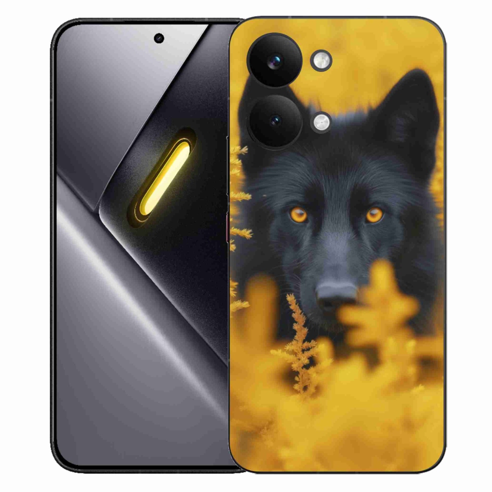 Gelový kryt mmCase na Xiaomi Poco X8 Pro Max - černý vlk 2