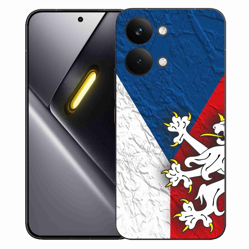 Gelový kryt mmCase na Xiaomi Poco X8 Pro Max - česká vlajka 1