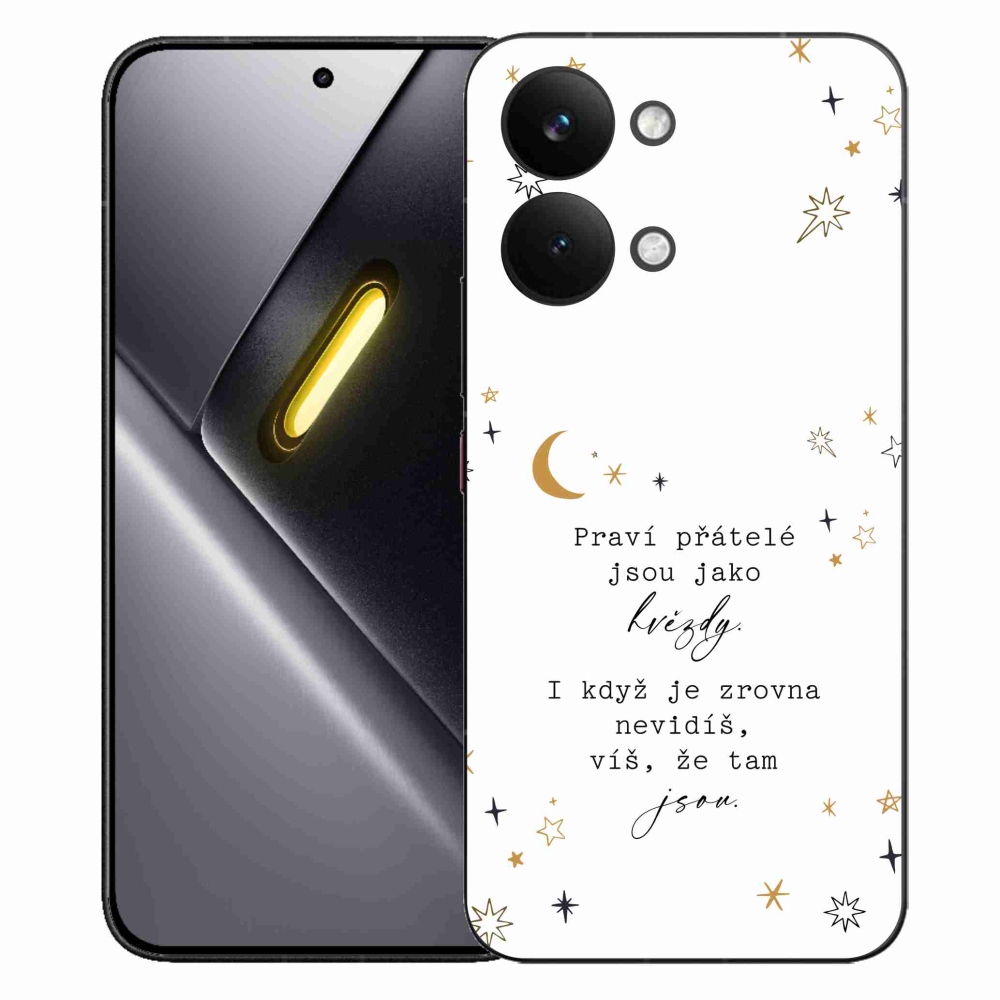 Gelový kryt mmCase na Xiaomi Poco X8 Pro Max - citát 6 bílé pozadí