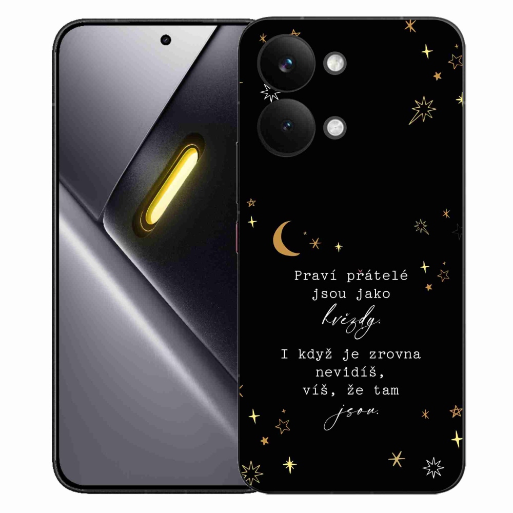 Gelový kryt mmCase na Xiaomi Poco X8 Pro Max - citát 6 černé pozadí