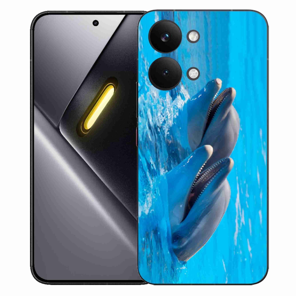 Gelový kryt mmCase na Xiaomi Poco X8 Pro Max - delfíni