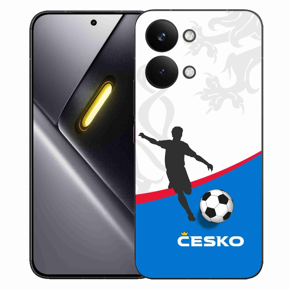 Gelový kryt mmCase na Xiaomi Poco X8 Pro Max - fotbal Česko 1