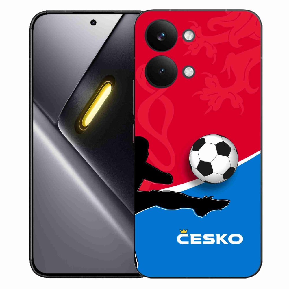 Gelový kryt mmCase na Xiaomi Poco X8 Pro Max - fotbal Česko 2