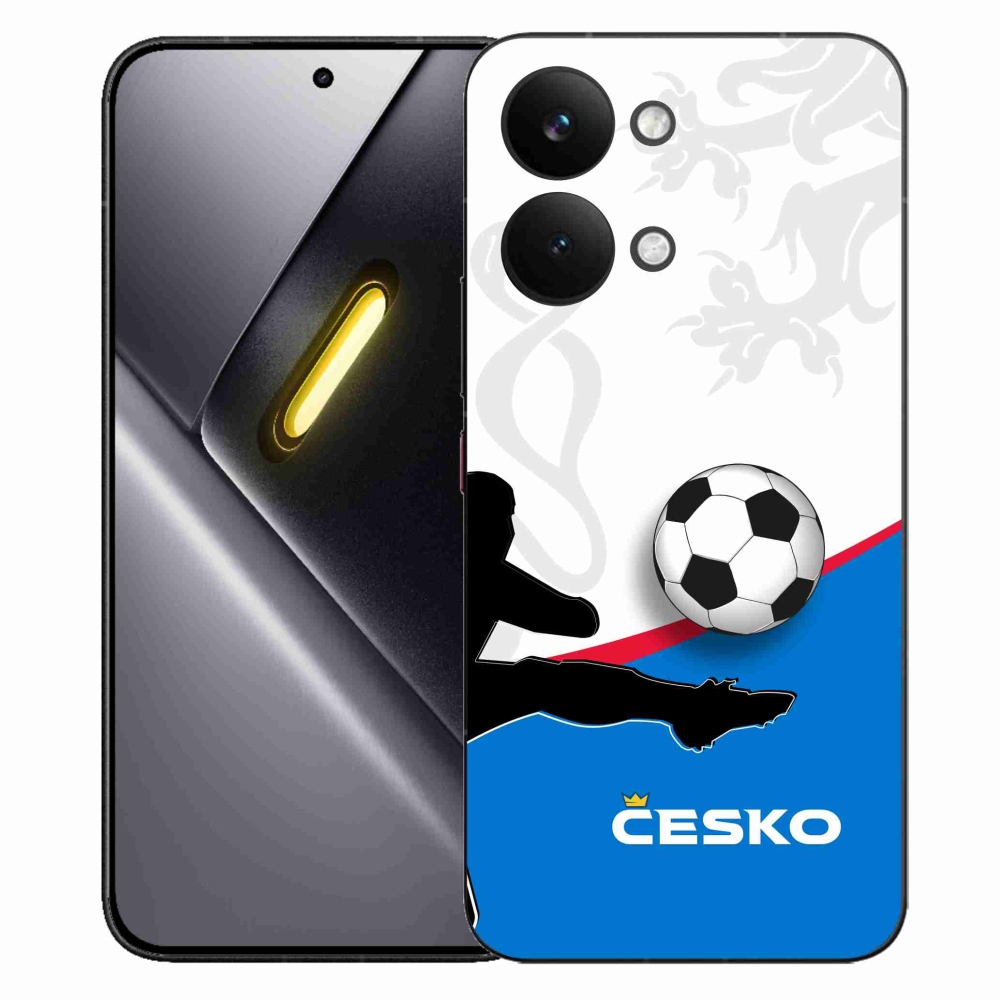 Gelový kryt mmCase na Xiaomi Poco X8 Pro Max - fotbal Česko 3