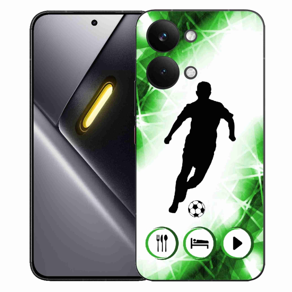 Gelový kryt mmCase na Xiaomi Poco X8 Pro Max - fotbalista