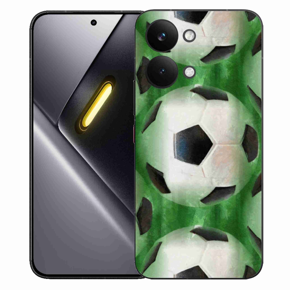 Gelový kryt mmCase na Xiaomi Poco X8 Pro Max - fotbalový míč