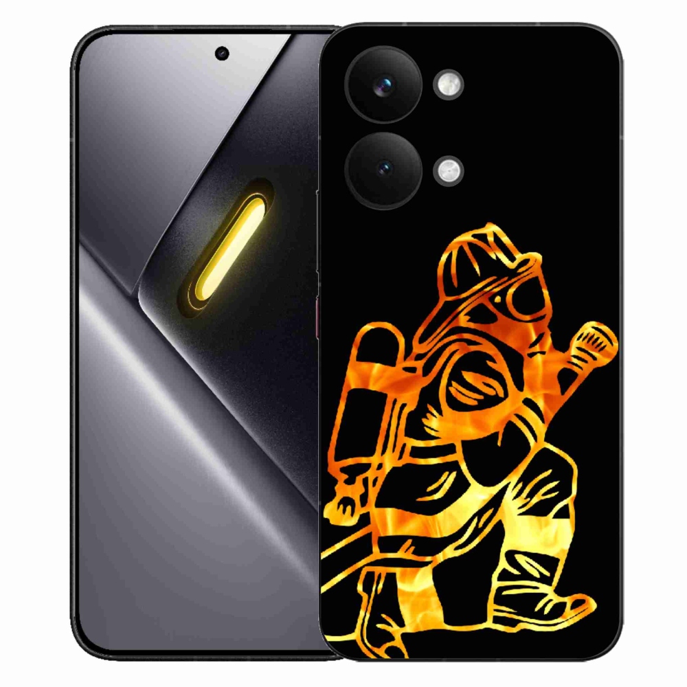 Gelový kryt mmCase na Xiaomi Poco X8 Pro Max - hasič 1