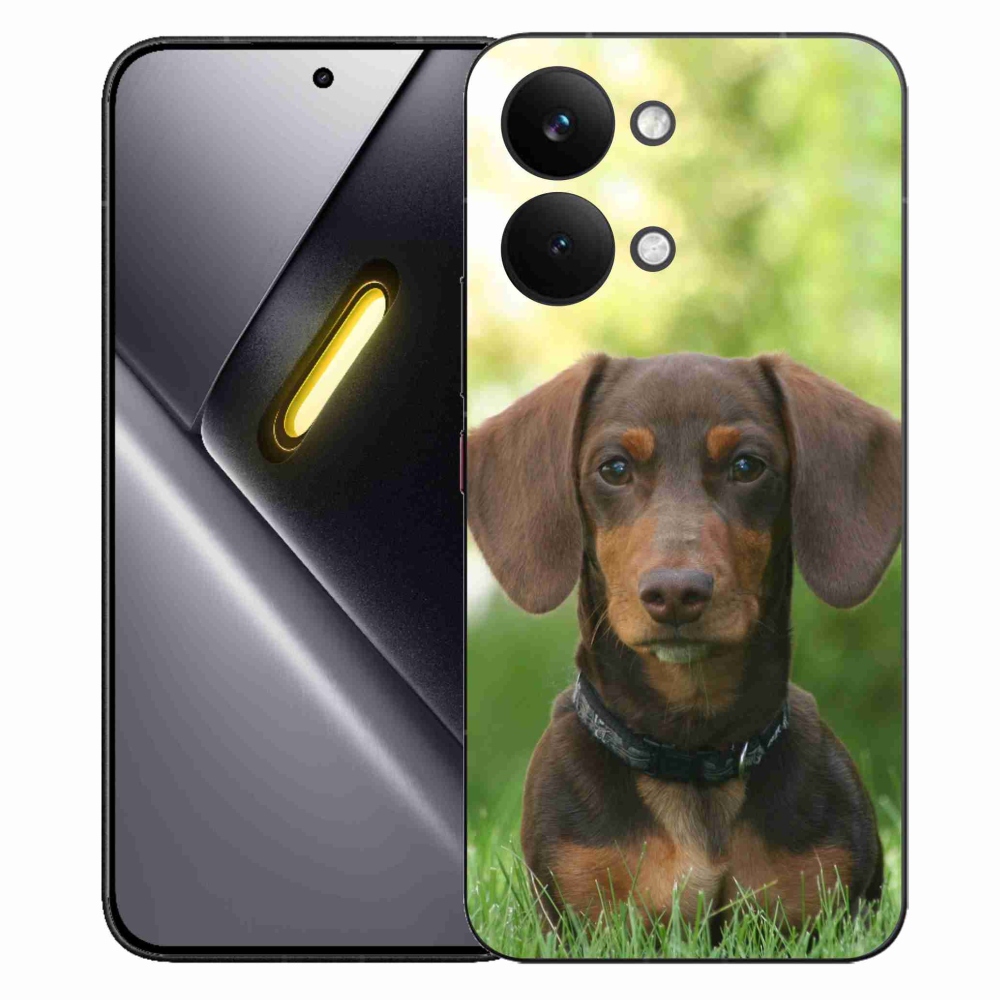 Gelový kryt mmCase na Xiaomi Poco X8 Pro Max - hnědý jezevčík