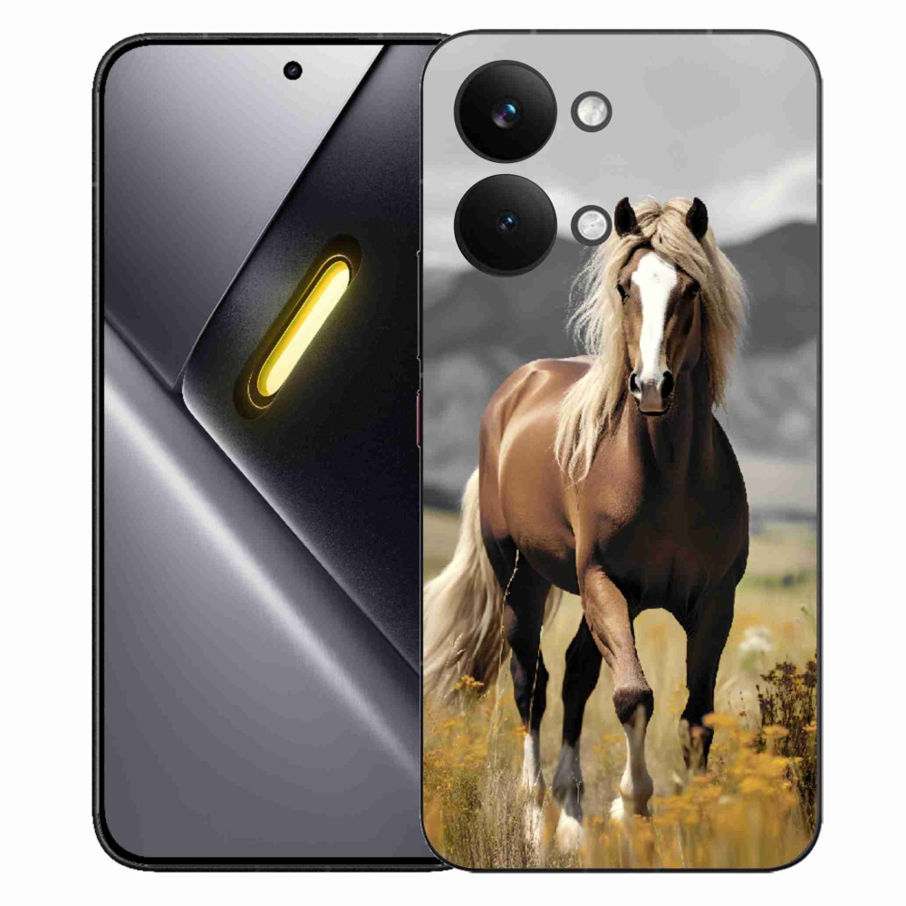 Gelový kryt mmCase na Xiaomi Poco X8 Pro Max - hnědý kůň 1