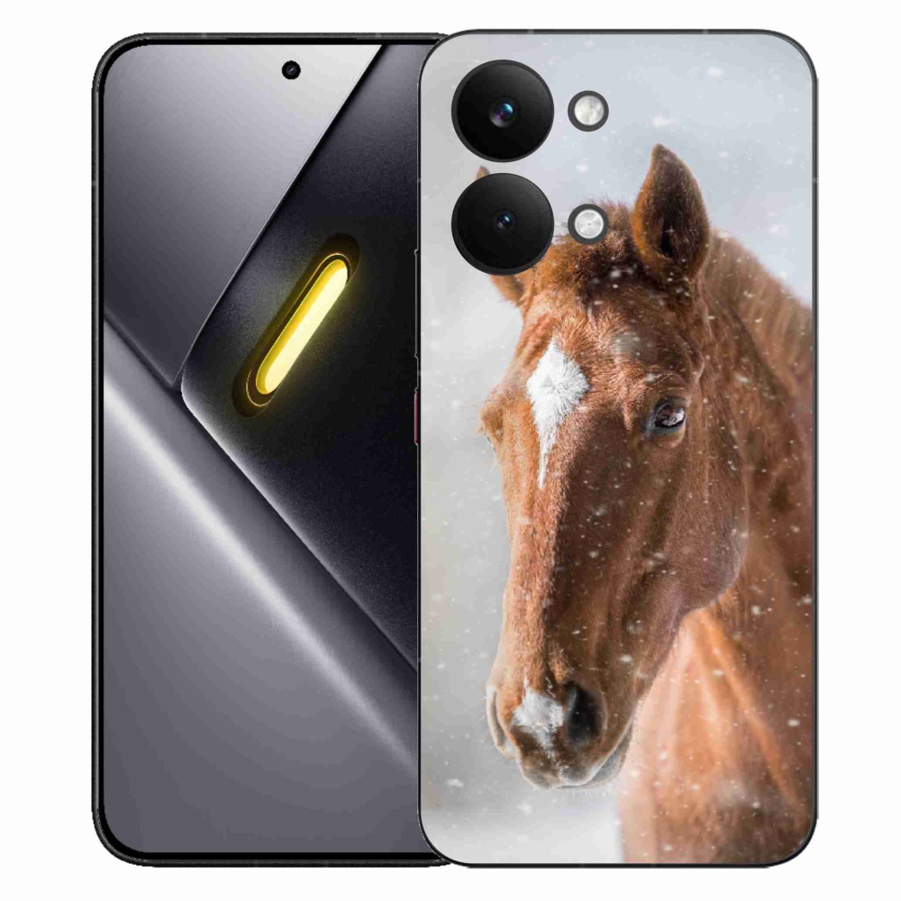 Gelový kryt mmCase na Xiaomi Poco X8 Pro Max - hnědý kůň 2