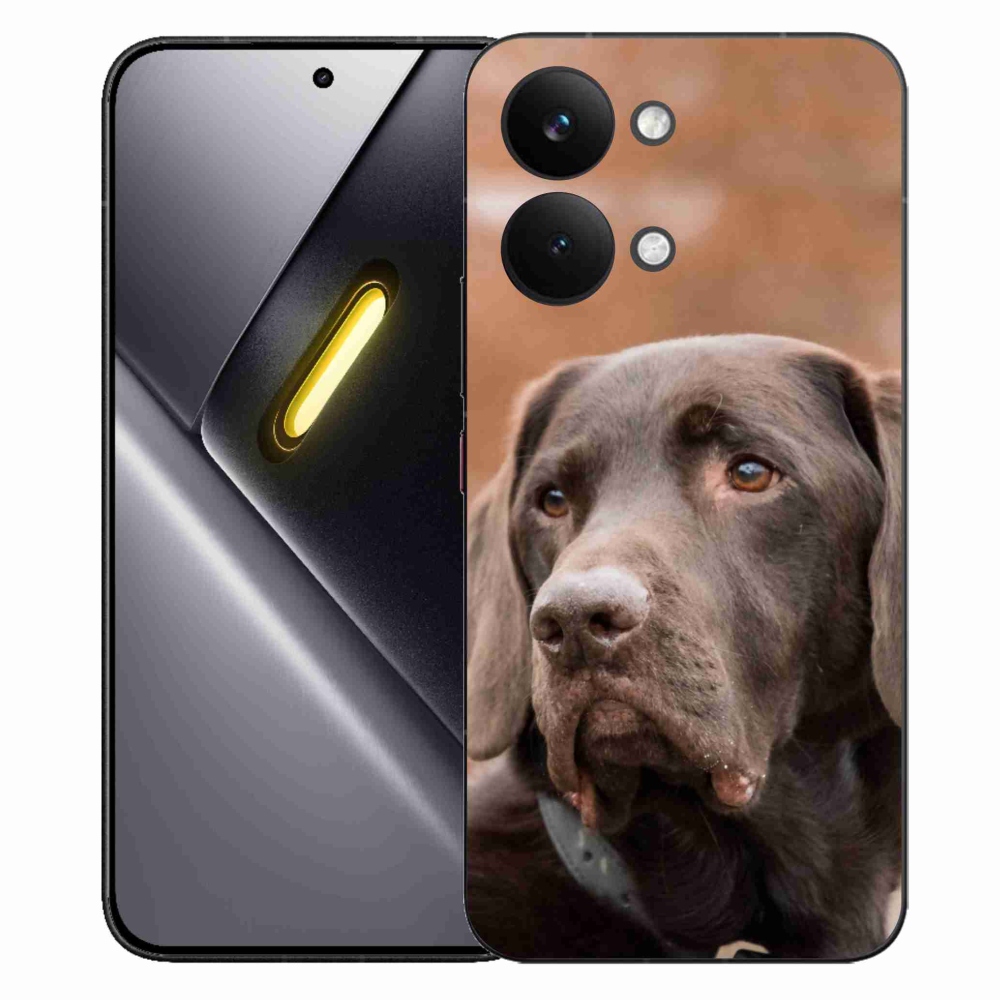 Gelový kryt mmCase na Xiaomi Poco X8 Pro Max - hnědý labrador