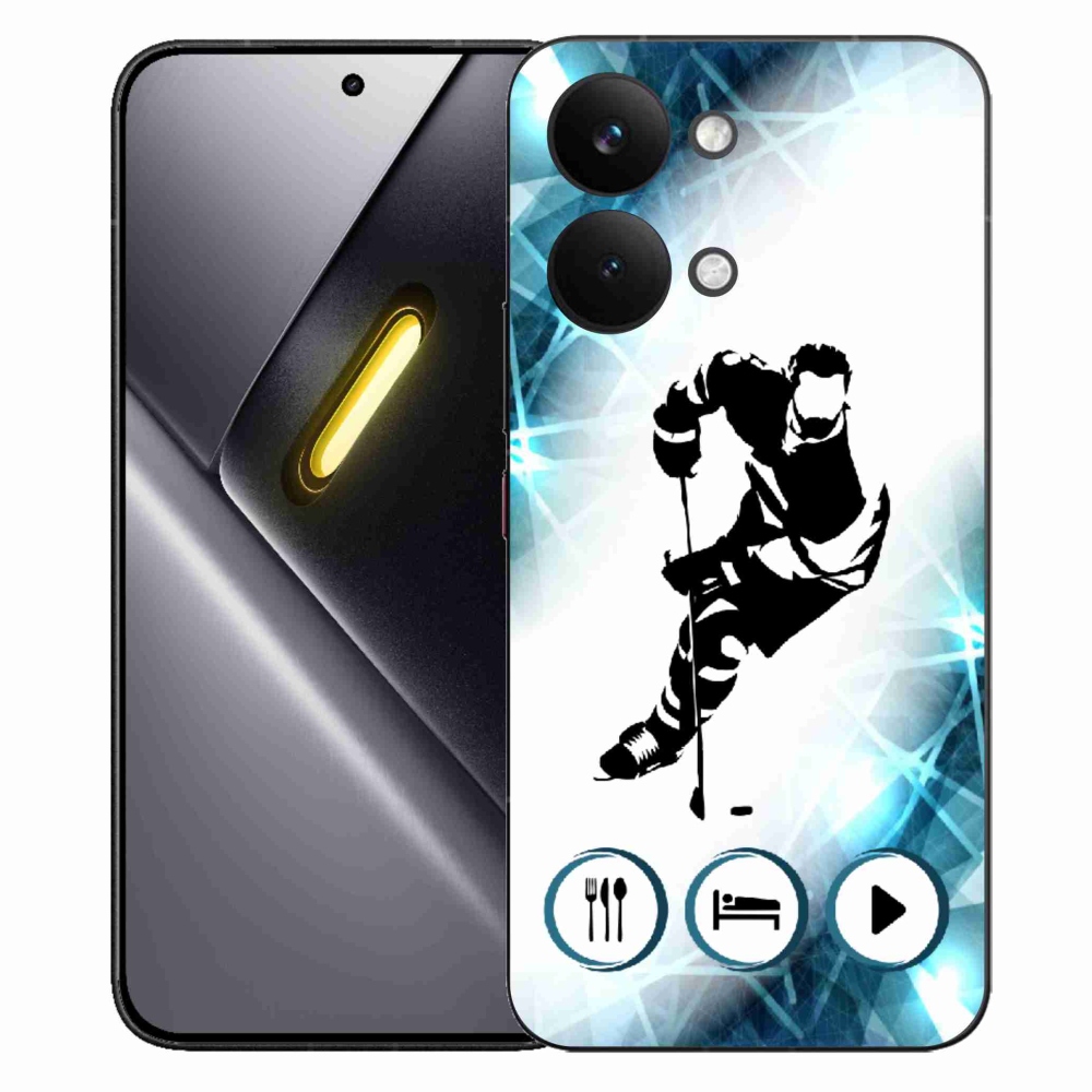 Gelový kryt mmCase na Xiaomi Poco X8 Pro Max - hokej 1