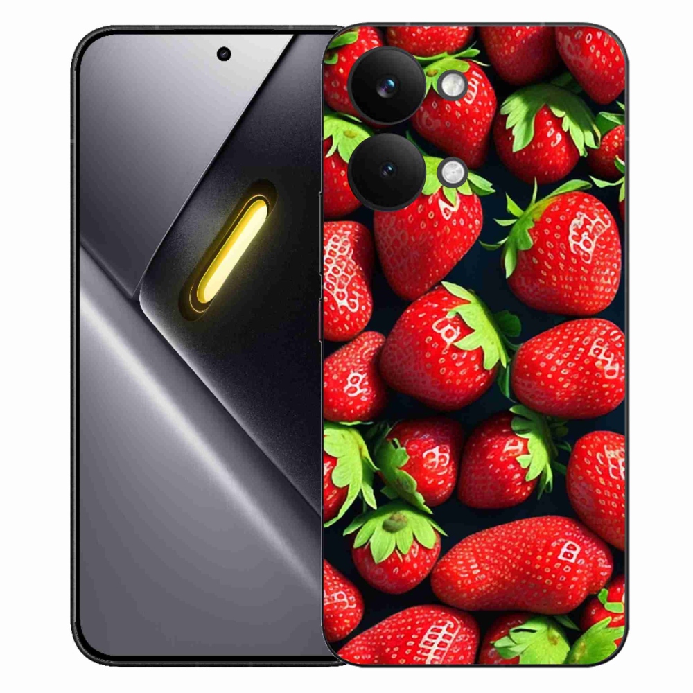 Gelový kryt mmCase na Xiaomi Poco X8 Pro Max - jahody