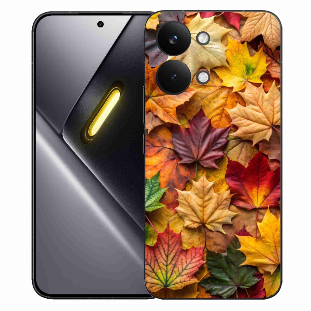 Gelový kryt mmCase na Xiaomi Poco X8 Pro Max - javorové listy 2