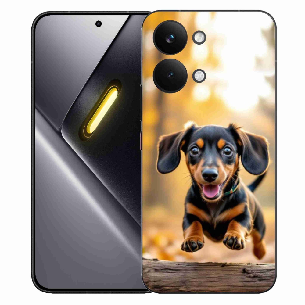 Gelový kryt mmCase na Xiaomi Poco X8 Pro Max - jezevčík 2