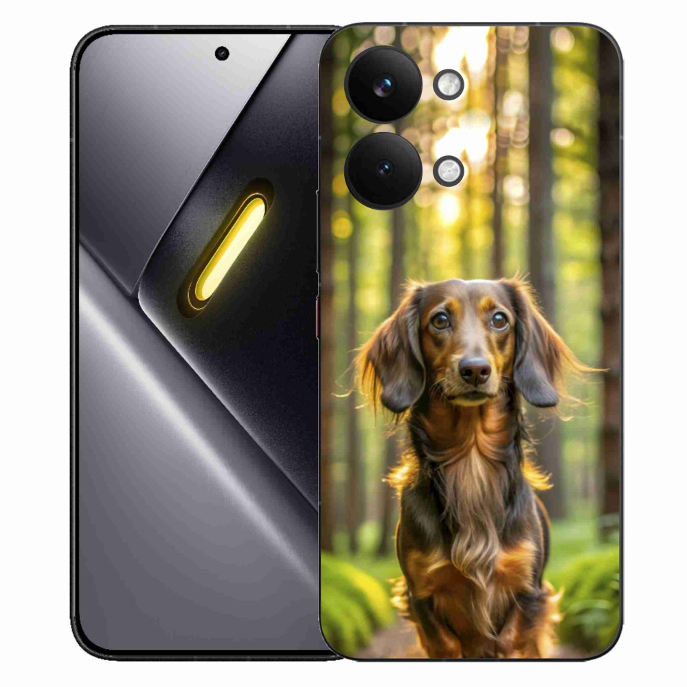 Gelový kryt mmCase na Xiaomi Poco X8 Pro Max - jezevčík 4