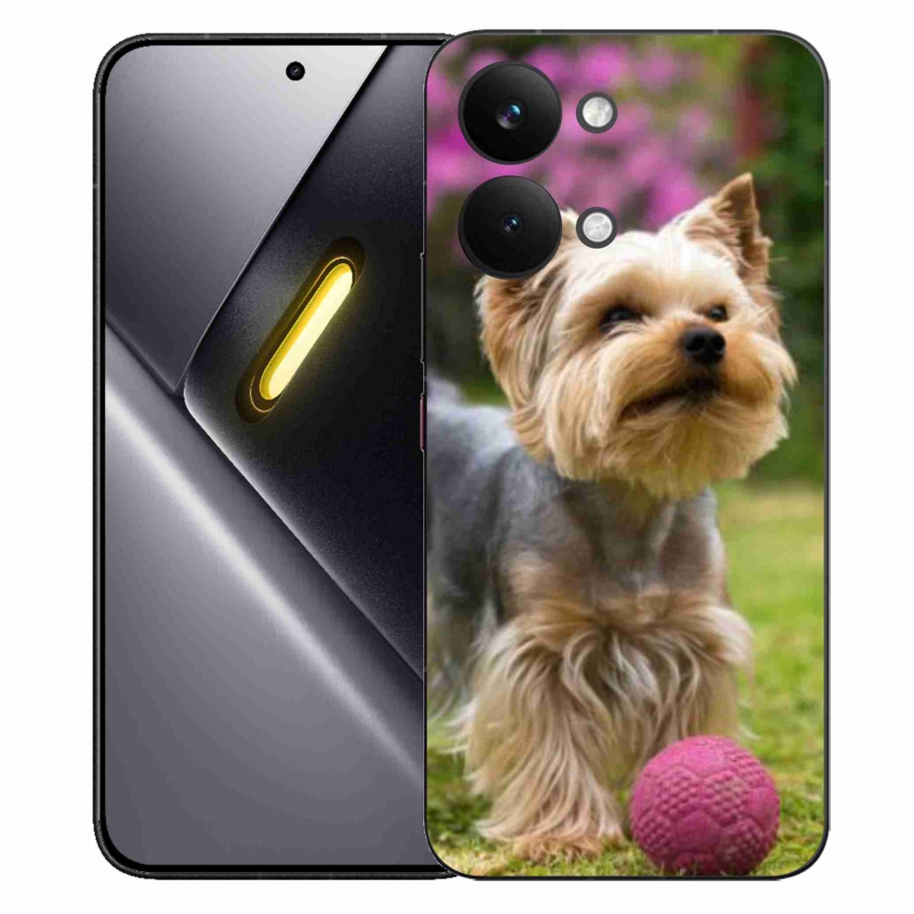 Gelový kryt mmCase na Xiaomi Poco X8 Pro Max - jorkšír 4