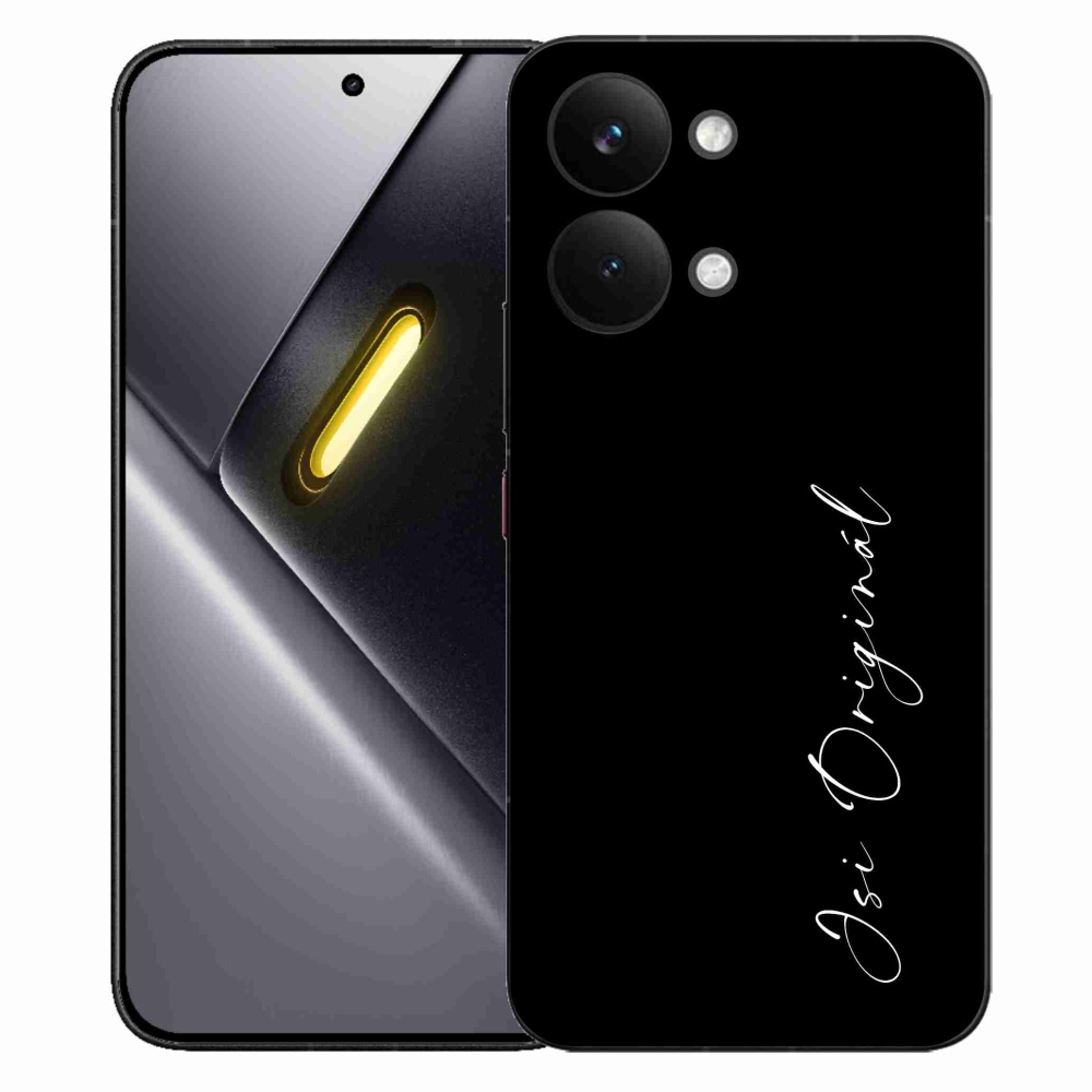 Gelový kryt mmCase na Xiaomi Poco X8 Pro Max - jsi originál černé pozadí