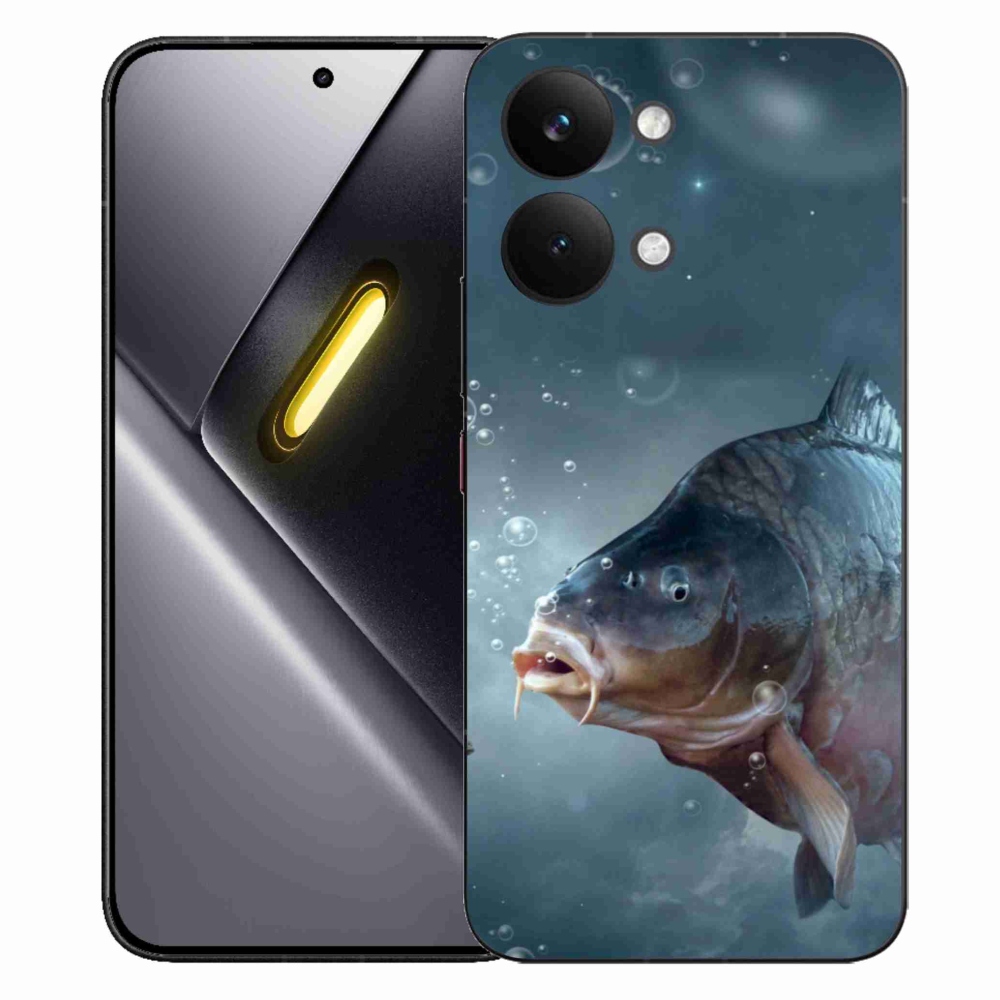 Gelový kryt mmCase na Xiaomi Poco X8 Pro Max - kapr a bublinky