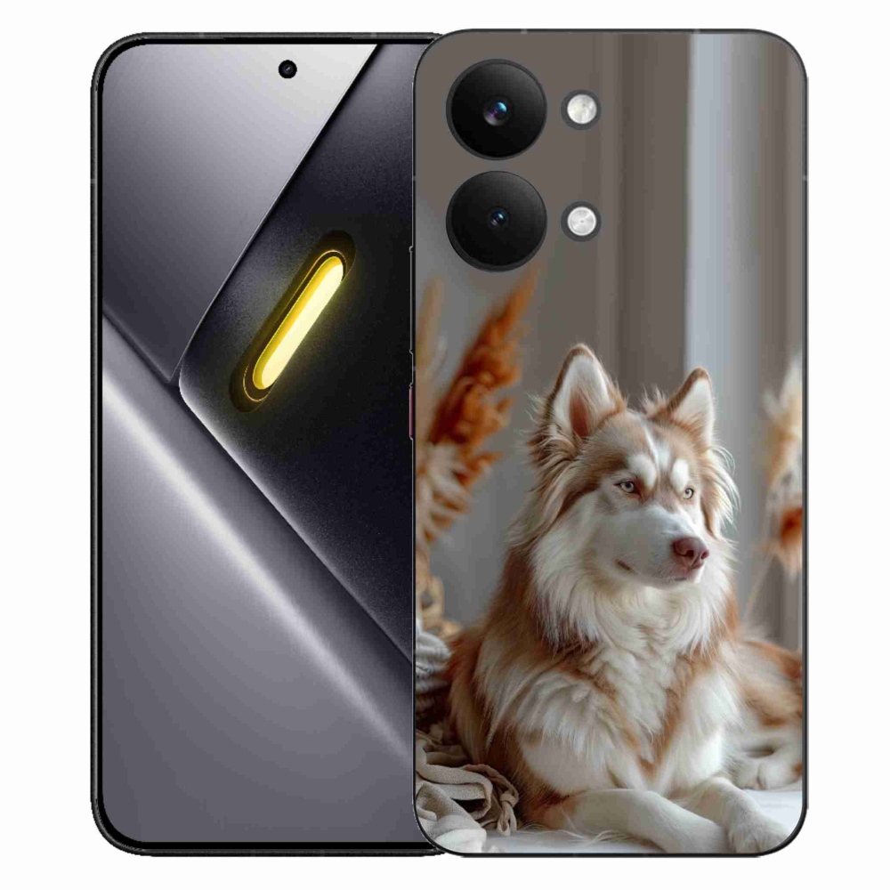 Gelový kryt mmCase na Xiaomi Poco X8 Pro Max - klidný sibiřský husky