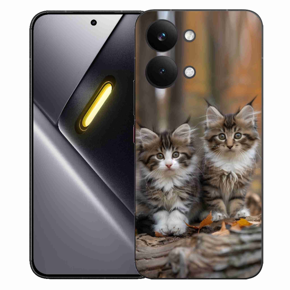 Gelový kryt mmCase na Xiaomi Poco X8 Pro Max - kočičí duo 3
