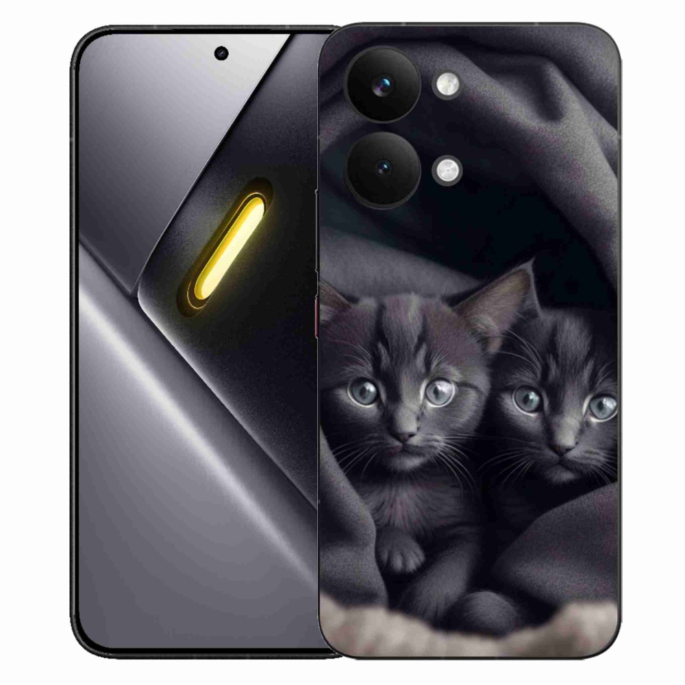Gelový kryt mmCase na Xiaomi Poco X8 Pro Max - kočičí duo