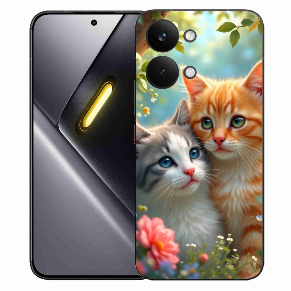 Gelový kryt mmCase na Xiaomi Poco X8 Pro Max - kočičí láska 2