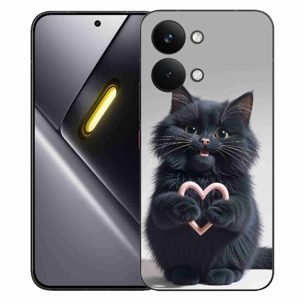 Gelový kryt mmCase na Xiaomi Poco X8 Pro Max - kočičí láska 3