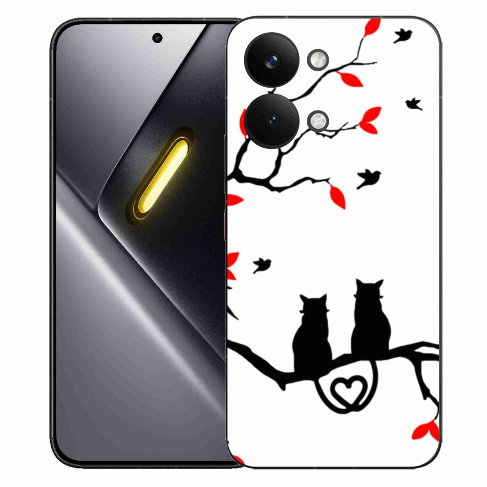 Gelový kryt mmCase na Xiaomi Poco X8 Pro Max - kočičí láska