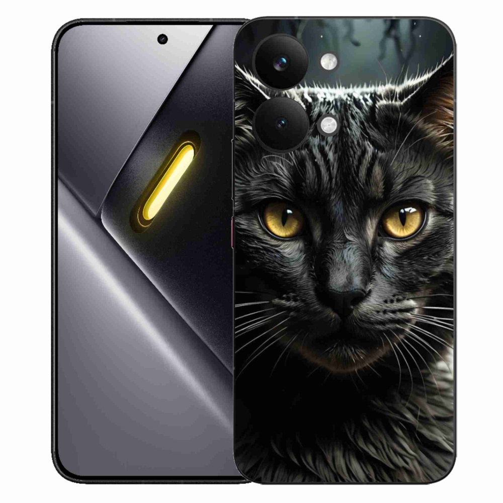 Gelový kryt mmCase na Xiaomi Poco X8 Pro Max - kočičí pohled 3