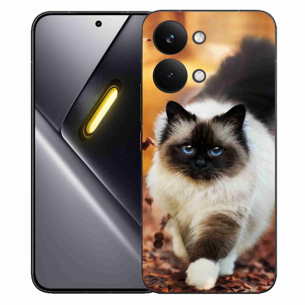 Gelový kryt mmCase na Xiaomi Poco X8 Pro Max - kočka