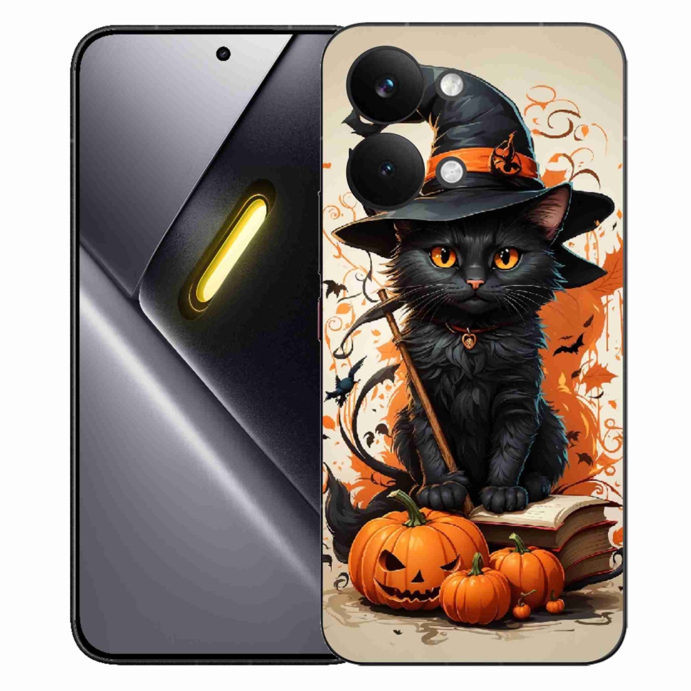 Gelový kryt mmCase na Xiaomi Poco X8 Pro Max - kocour čaroděj