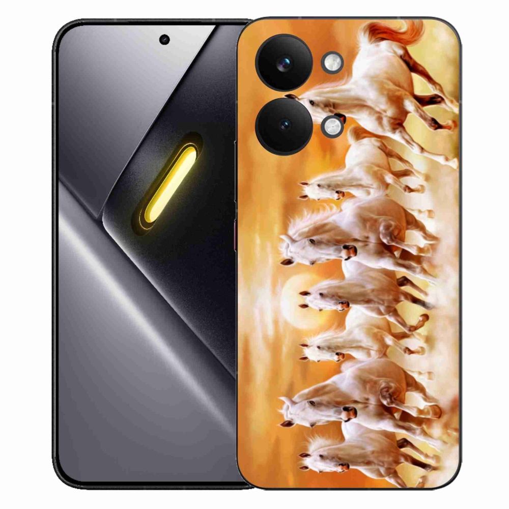 Gelový kryt mmCase na Xiaomi Poco X8 Pro Max - koně 2