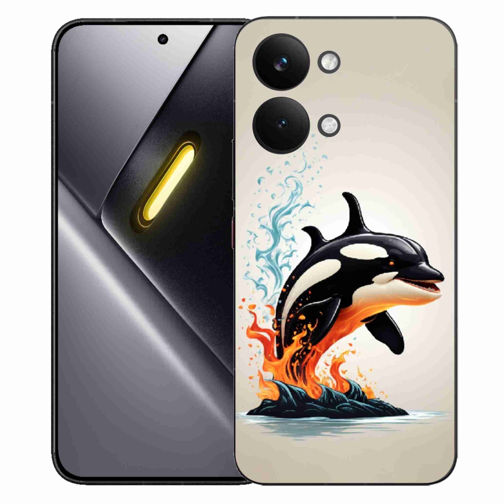 Gelový kryt mmCase na Xiaomi Poco X8 Pro Max - kosatka