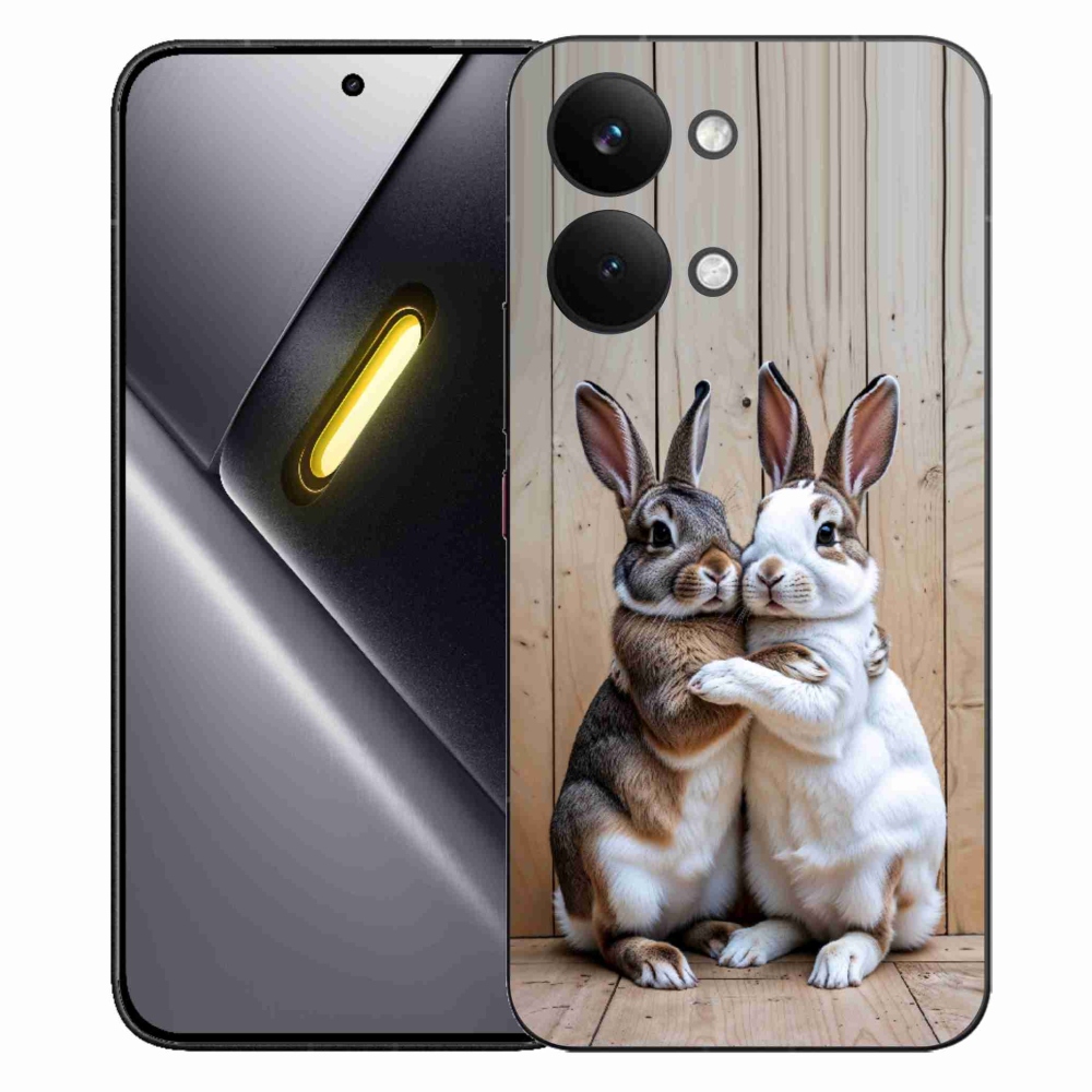 Gelový kryt mmCase na Xiaomi Poco X8 Pro Max - králičí pár