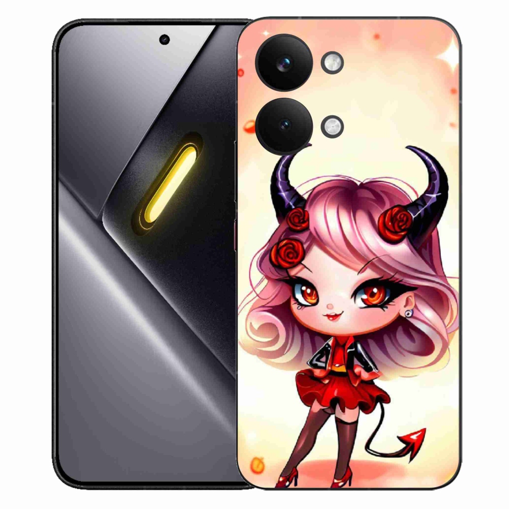 Gelový kryt mmCase na Xiaomi Poco X8 Pro Max - kreslená čertice